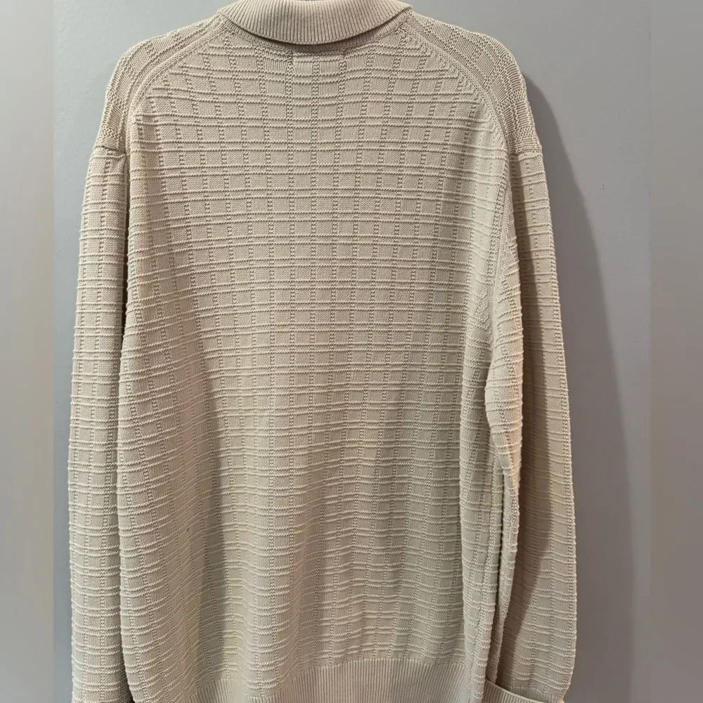 Christian Lacroix Sz XL Knit Button Down Cardigan Sweater